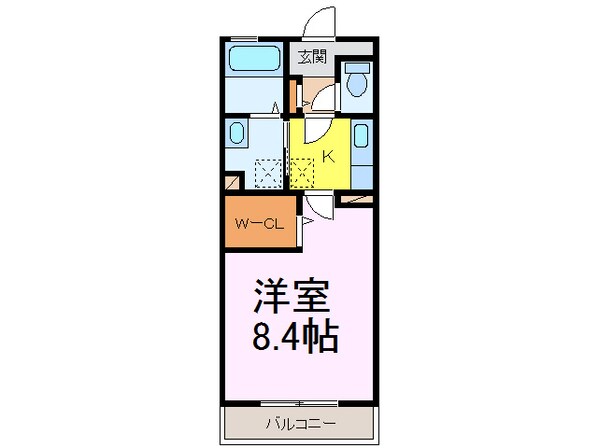 ラフィーネ　Matsunamiの物件間取画像